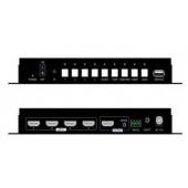 拼控一体机 视频矩阵 海康友联 DS-6900 多屏幕 视频拼接处理器 4K 60HZ 四画面分割器叠加漫游开窗分割解码 一体机